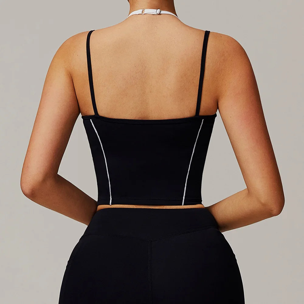 A&A ProSculpt Built In Bra Double Strap Tank Top