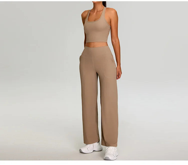 A&A ProLounge Cami Racer & Trousers Set