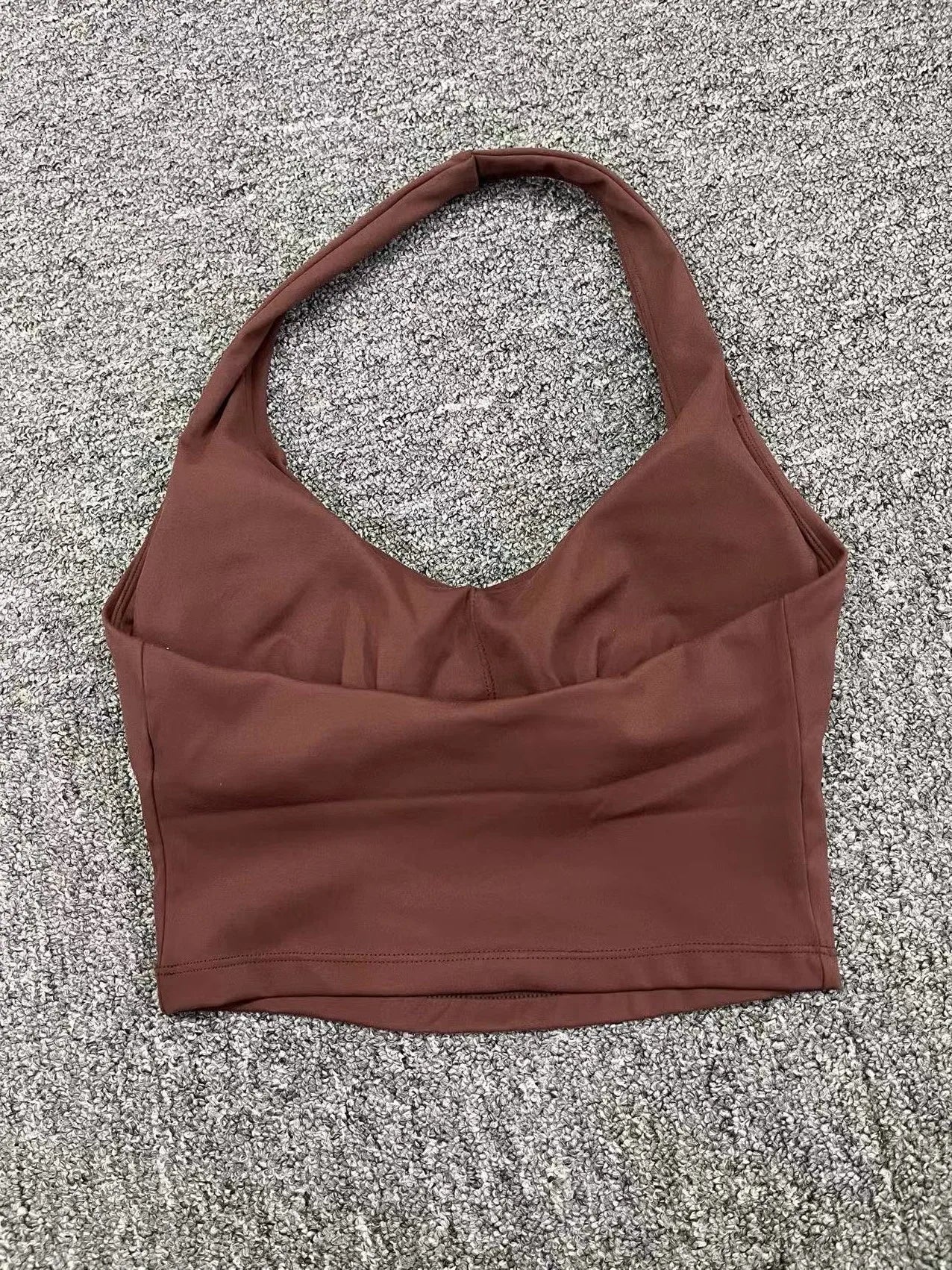 A&A ProSculpt Built In Bra Halter Neck Crop Top