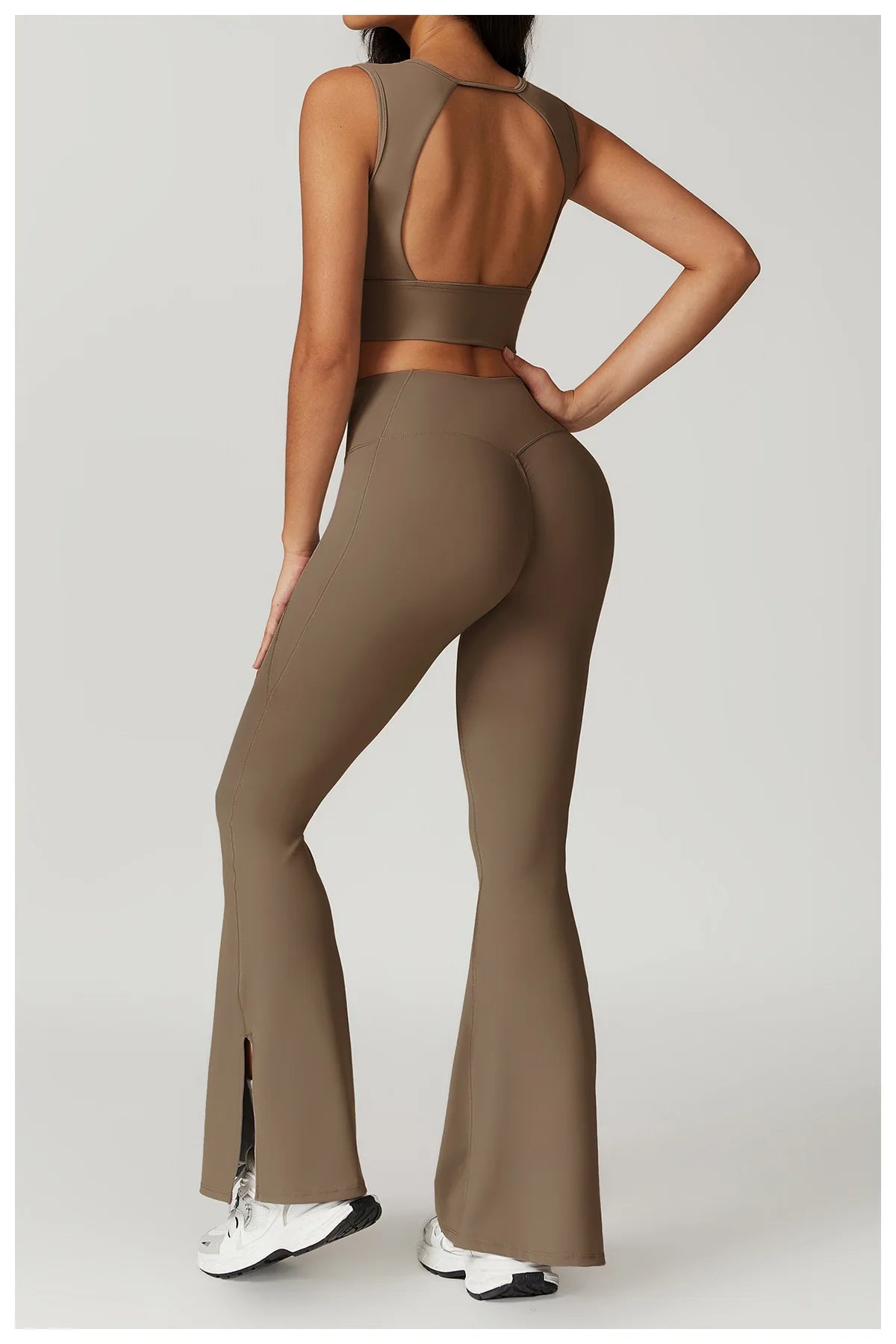 A&A Flexi Crop Top & Flare Leggings Set