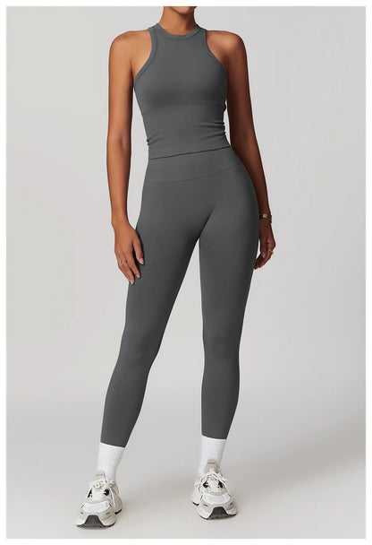 A&A ProSculpt Racer Top & Scrunch Leggings Set