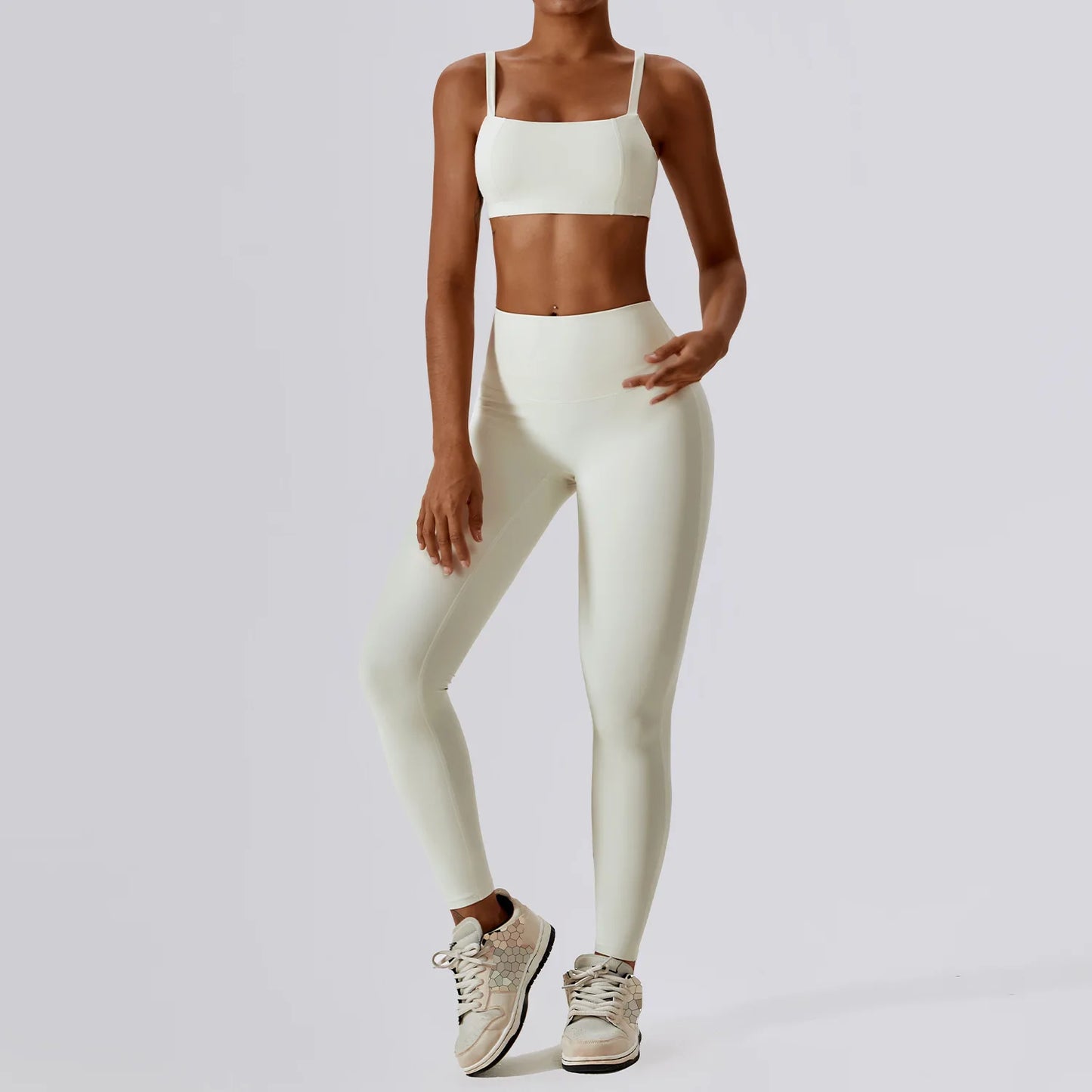 A&A Flexi Scrunch Leggings & Cross Back Sports Bra Set