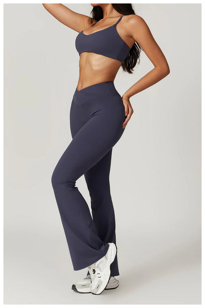 Ensemble soutien-gorge de sport et leggings évasés A&amp;A ProSculpt