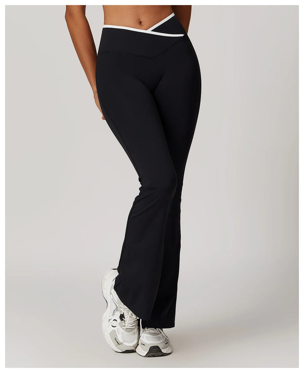 A&A ProSculpt Color Block V Flare Leggings