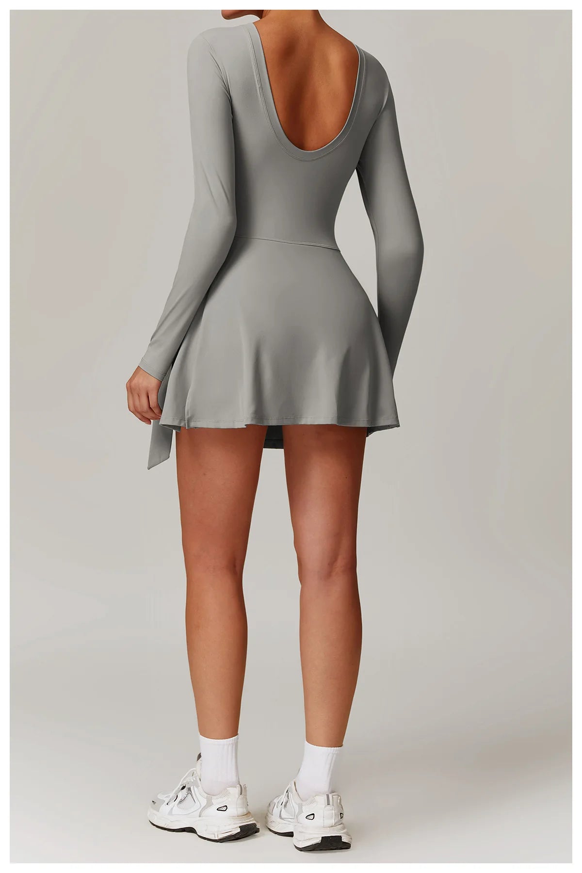 A&A Flexi Long Sleeve Wrap Tennis Skort Dress