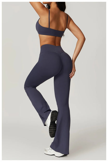 Ensemble soutien-gorge de sport et leggings évasés A&amp;A ProSculpt