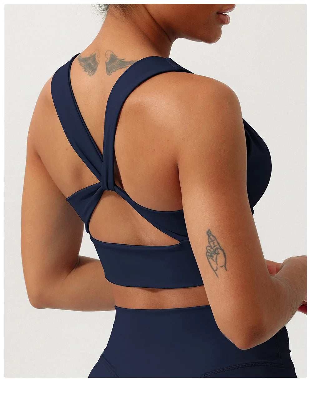 A&A Flexi Ruched Front Padded Sports Bra