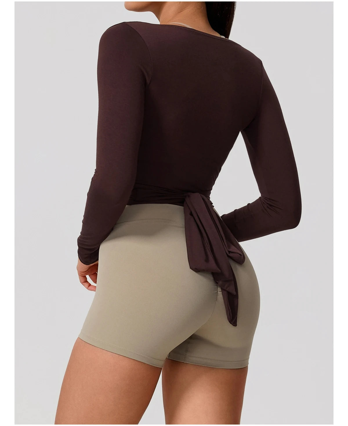 A&A Flexi Long Sleeve Wrap Top