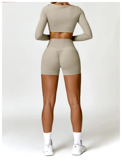 A&A ProSculpt High Waist Scrunch Shorts