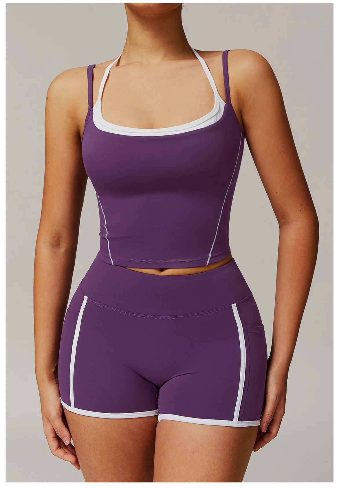 A&A ProSculpt Built In Bra Double Strap Tank Top