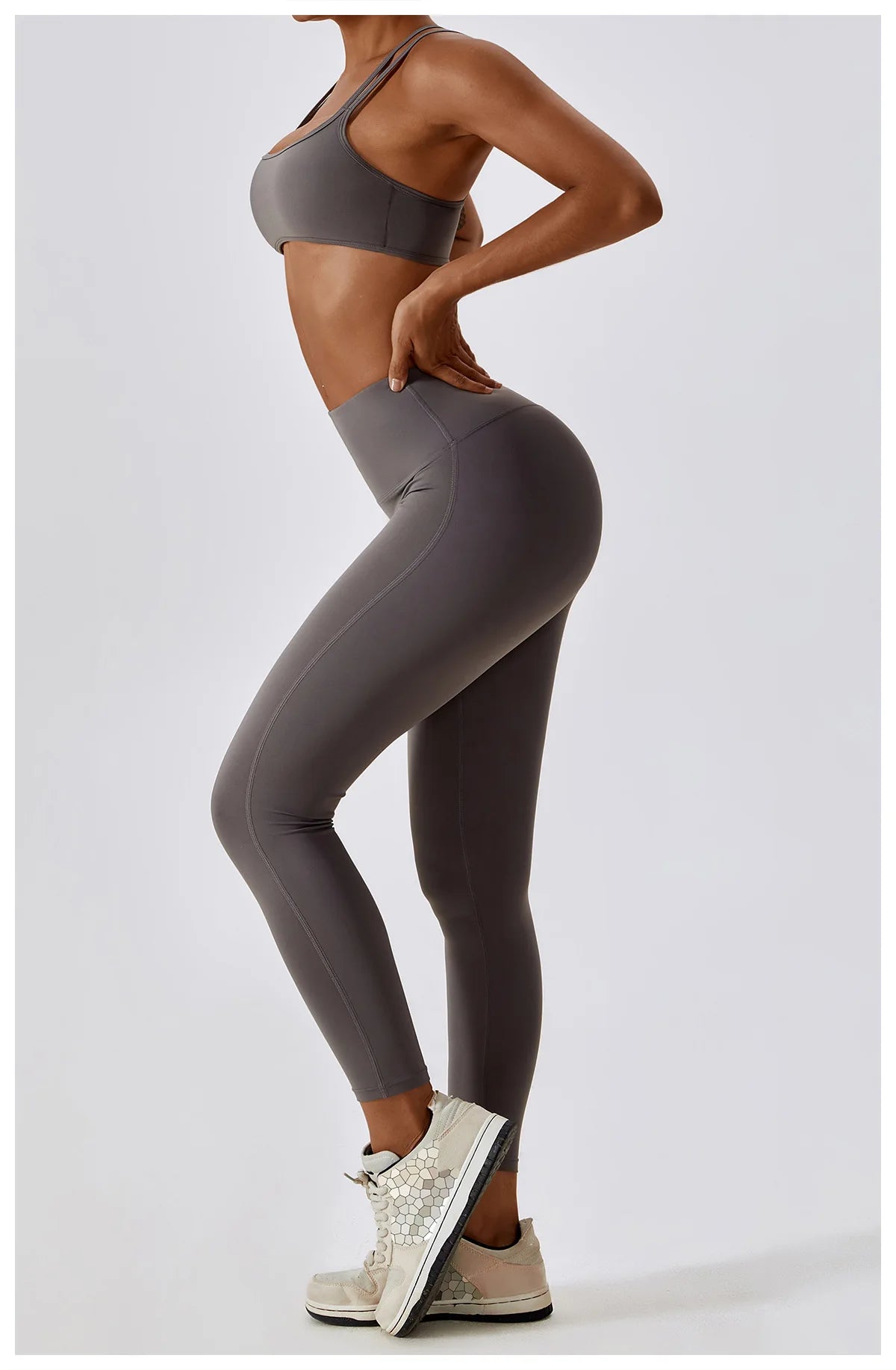 A&A Flexi Scrunch Leggings & Cross Back Sports Bra Set