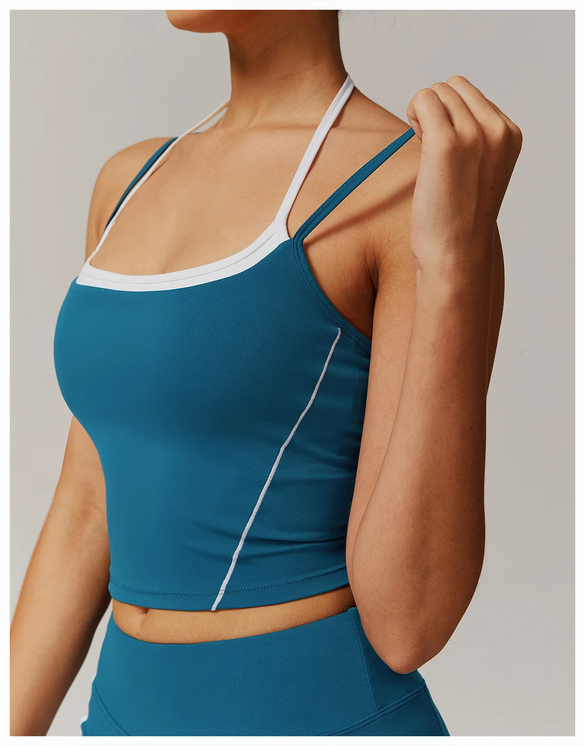A&A ProSculpt Built In Bra Double Strap Tank Top