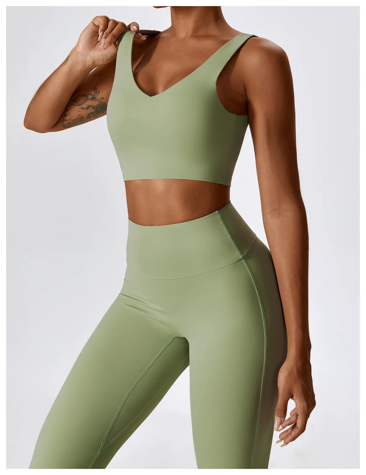 A&A Flexi Leggings & Halter Cami Top Set