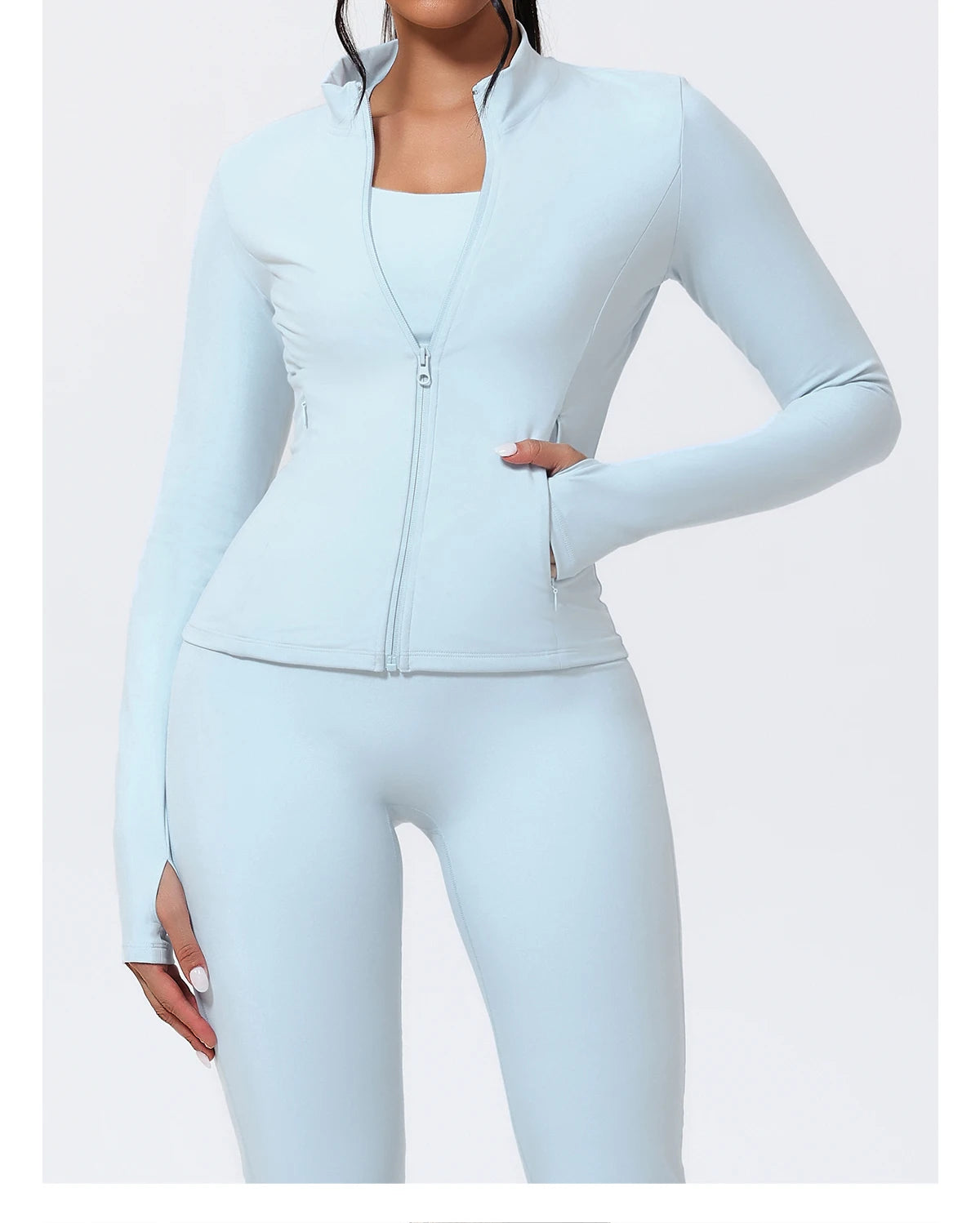 A&A Flexi Pocket Detail Gym Jacket