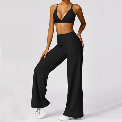 A&A ProLounge Bralette & Wide Leg Trousers Set