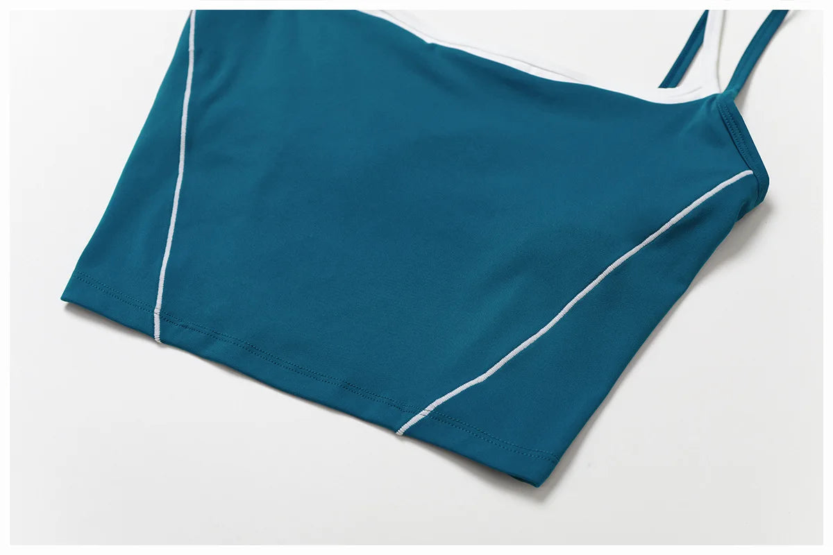 A&A ProSculpt Built In Bra Double Strap Tank Top