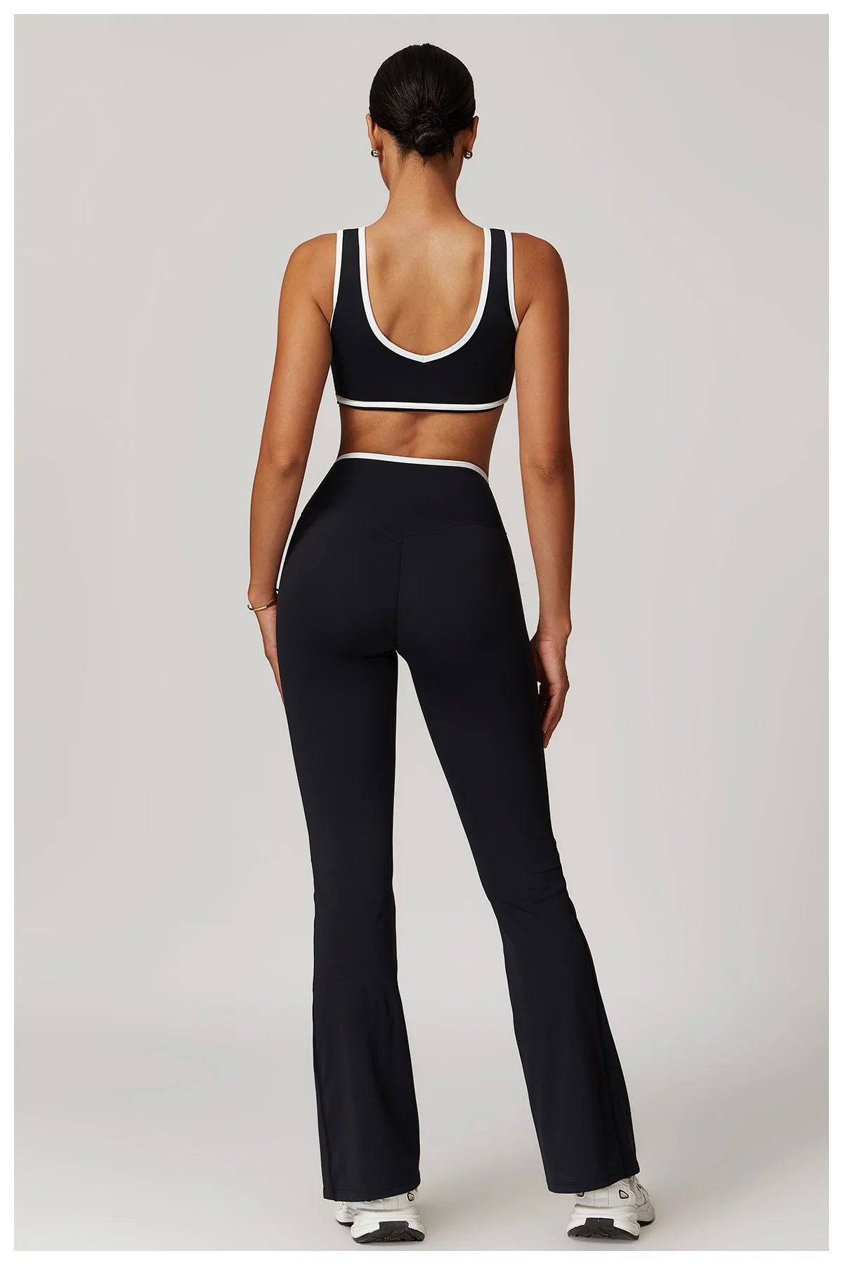 A&A ProSculpt Color Block V Flare Leggings