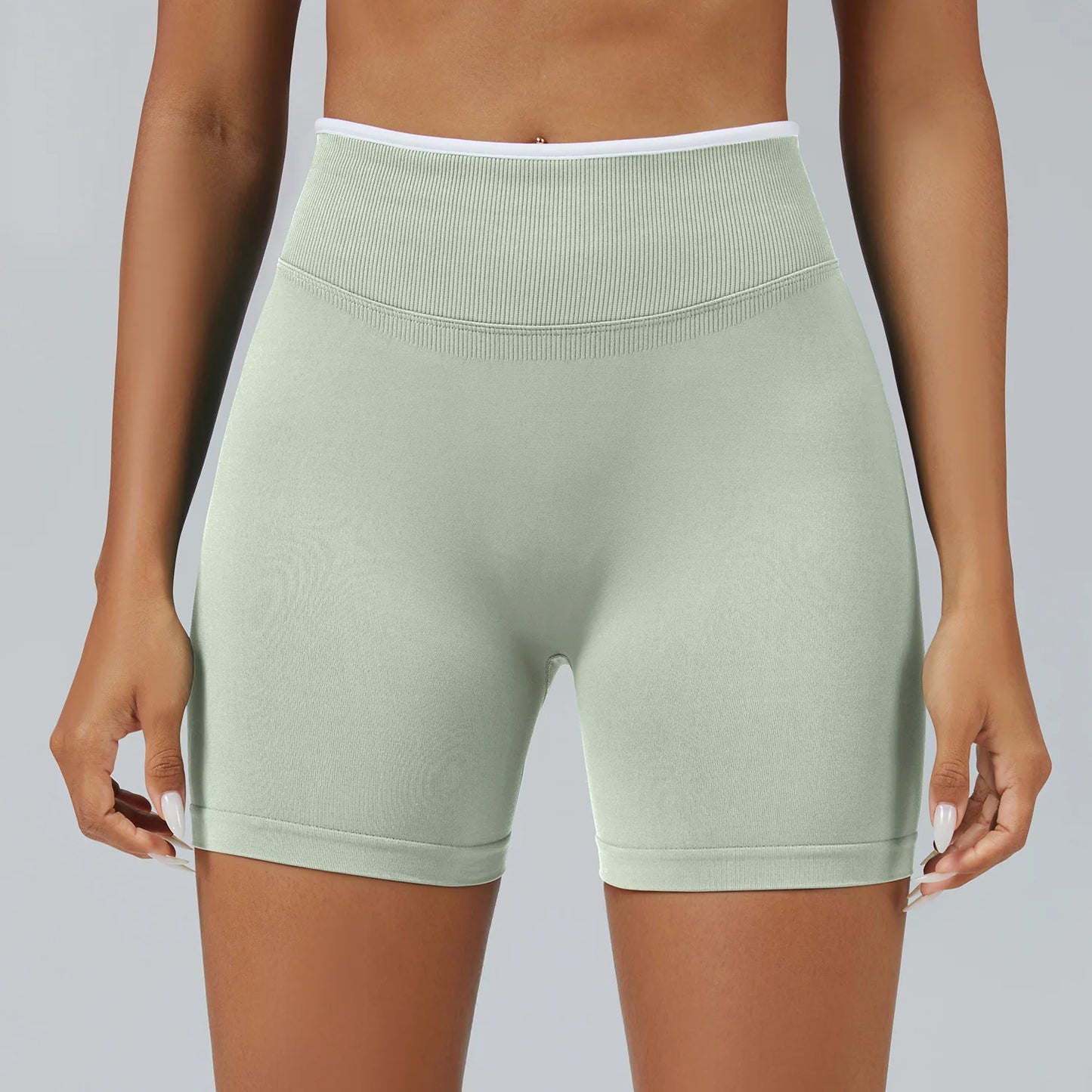 A&A ProSculpt Contrast Waistband Lift Shorts