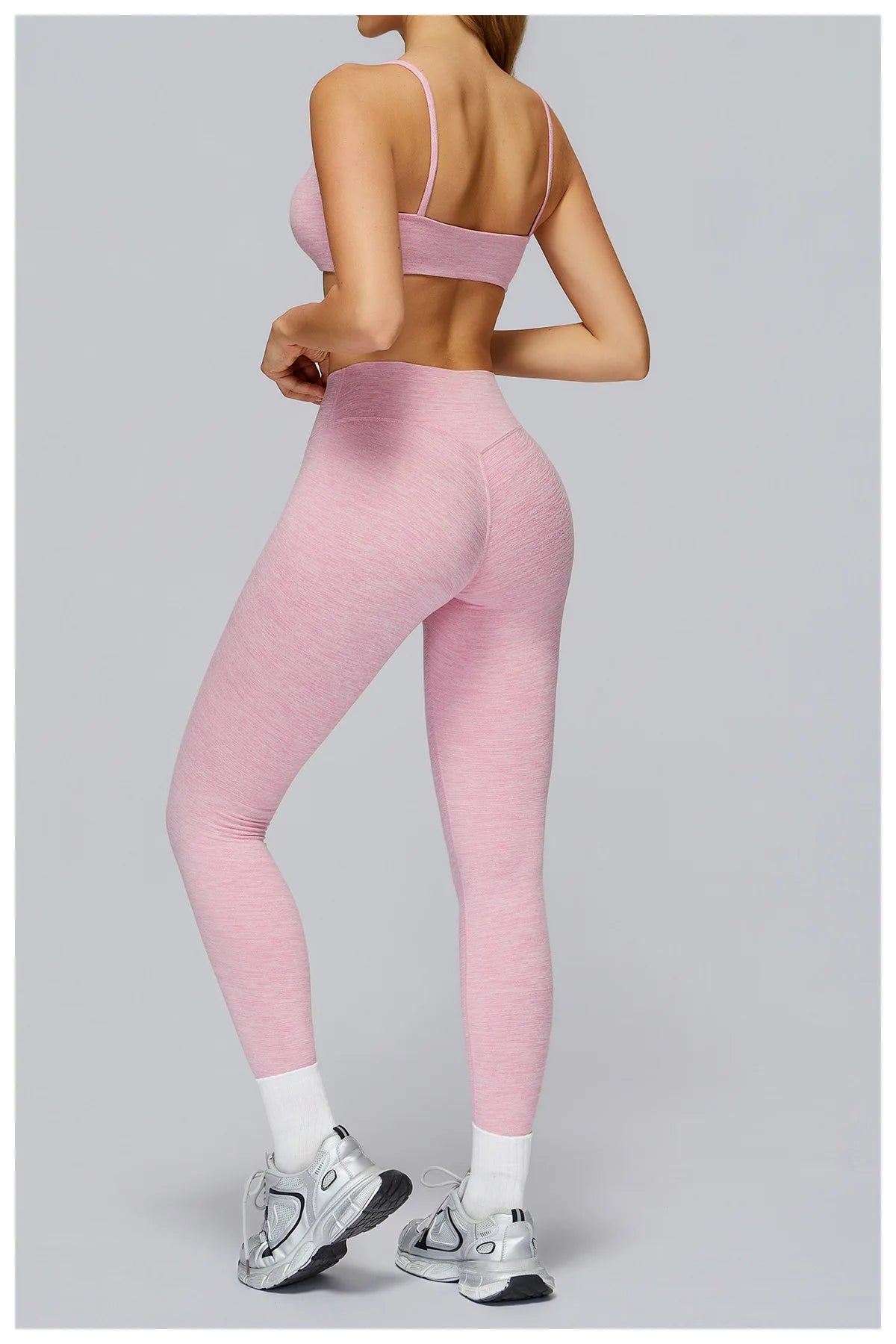 A&A Flexi Heathered Sports Bra & Leggings Set