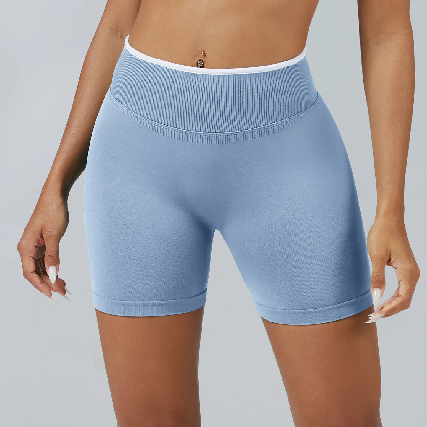 A&A ProSculpt Contrast Waistband Lift Shorts