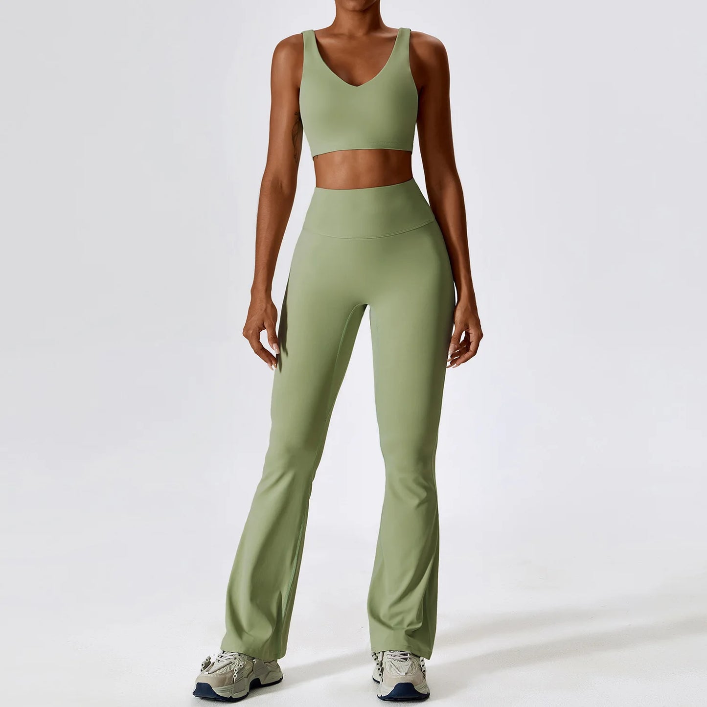 A&A Flexi Leggings & Halter Cami Top Set