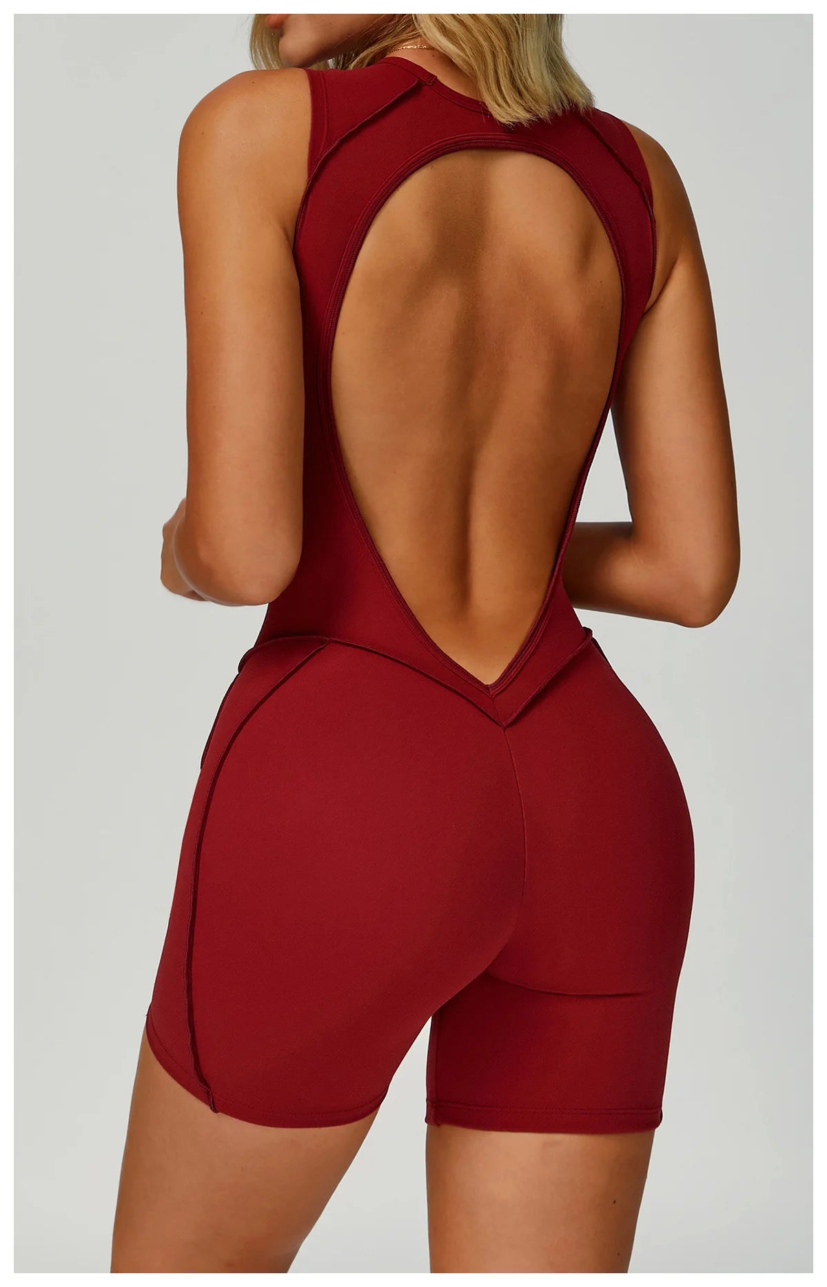 A&A Flexi Support Open Back Playsuit