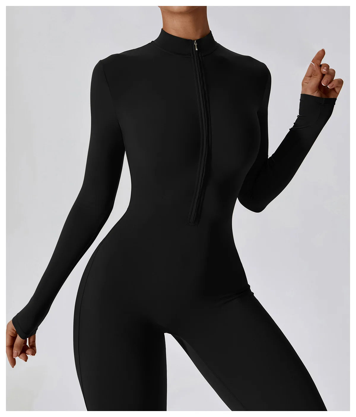 A&A Flexi Zip Up Jumpsuit