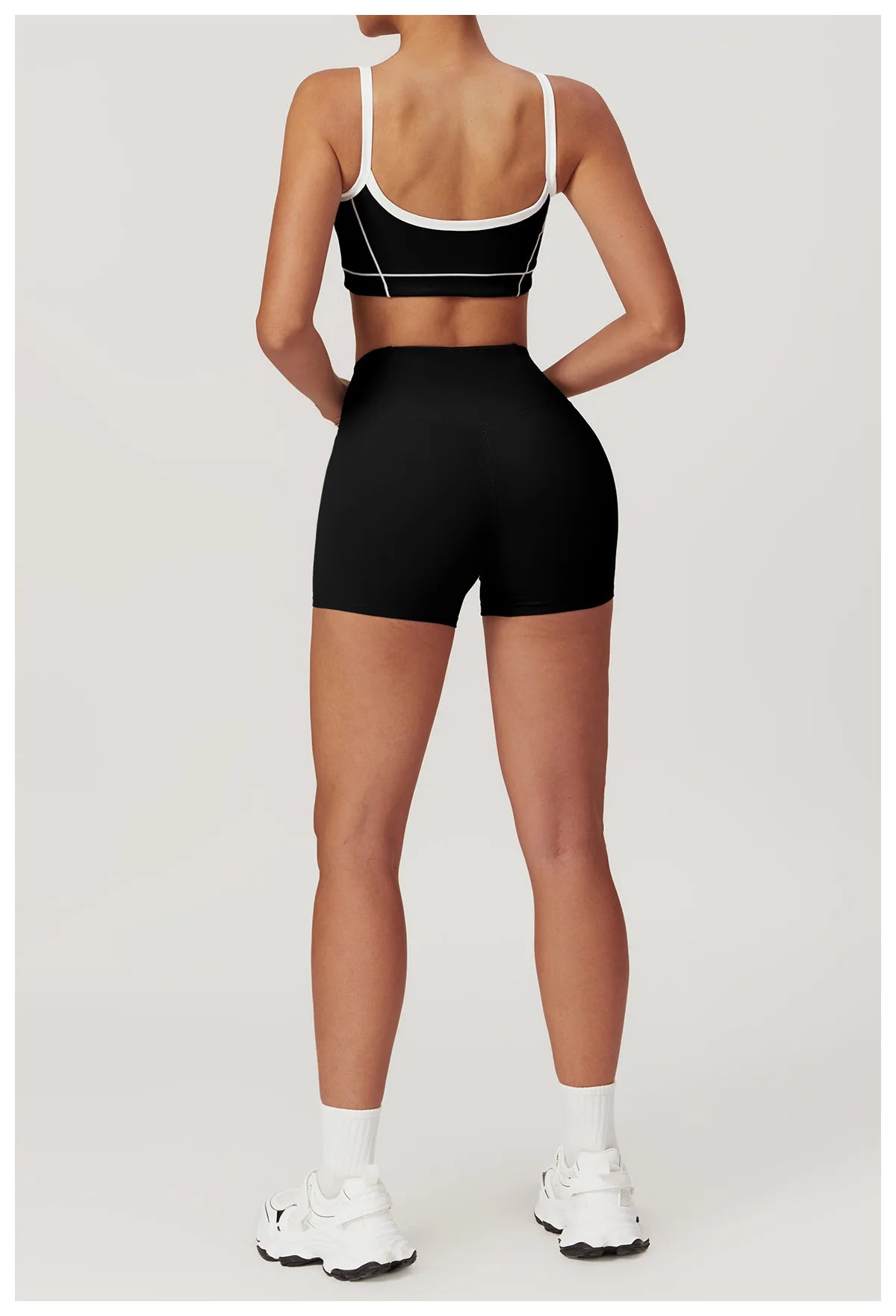 A&A ProSculpt Colorblock Shorts & Sports Bra Set