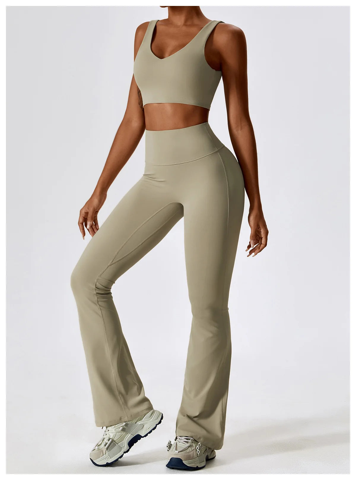 A&A Flexi Leggings & Halter Cami Top Set