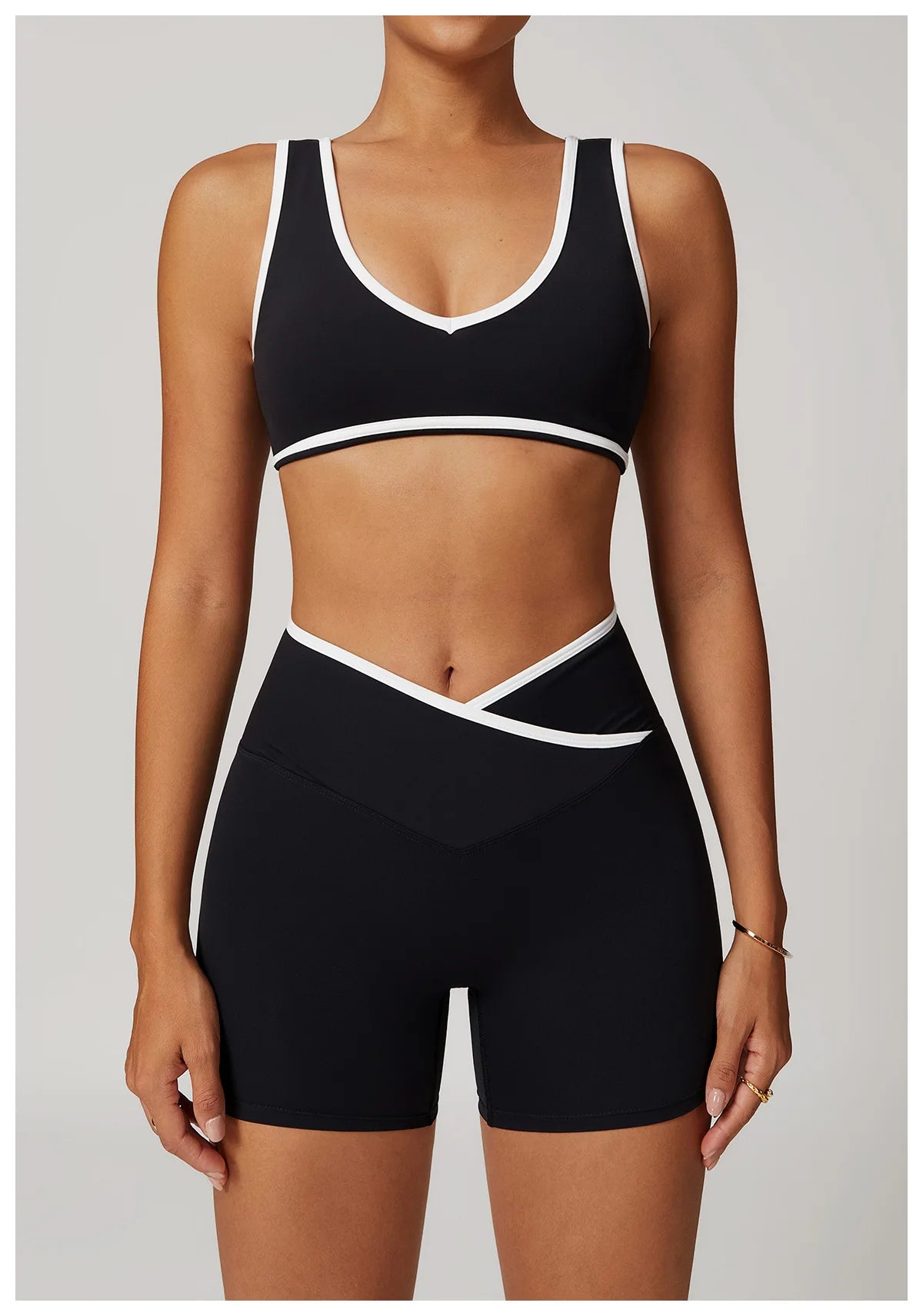 Soutien-gorge de sport à blocs de couleurs A&amp;A ProSculpt