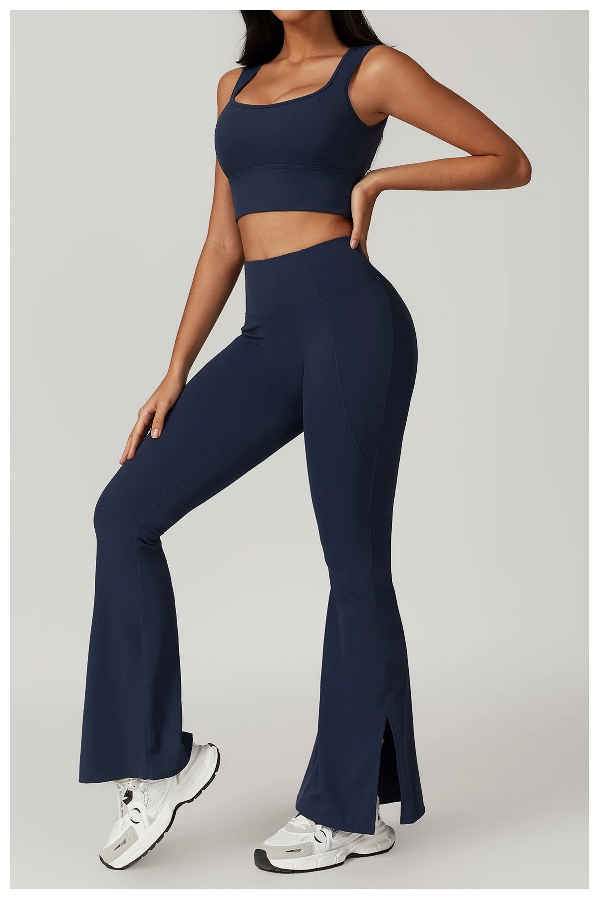 A&A Flexi Crop Top & Flare Leggings Set