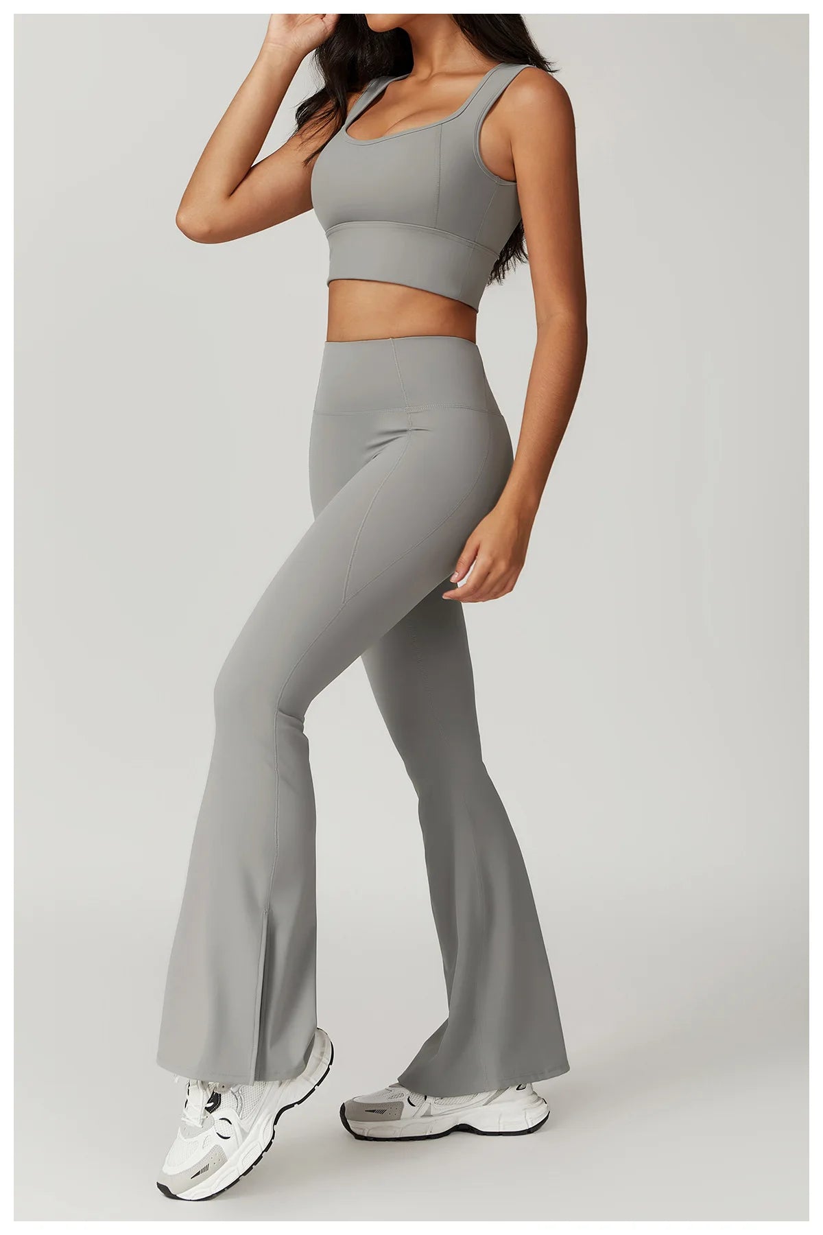 A&A Flexi Crop Top & Flare Leggings Set