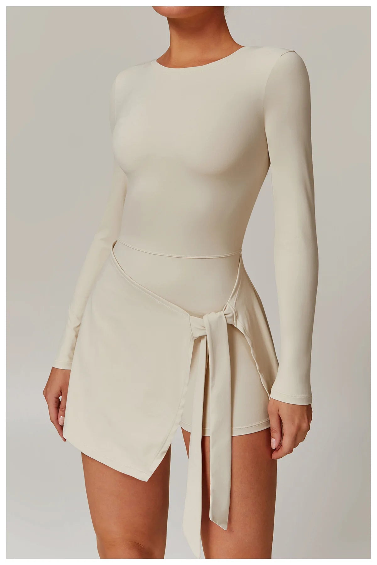 A&A Flexi Long Sleeve Wrap Tennis Skort Dress