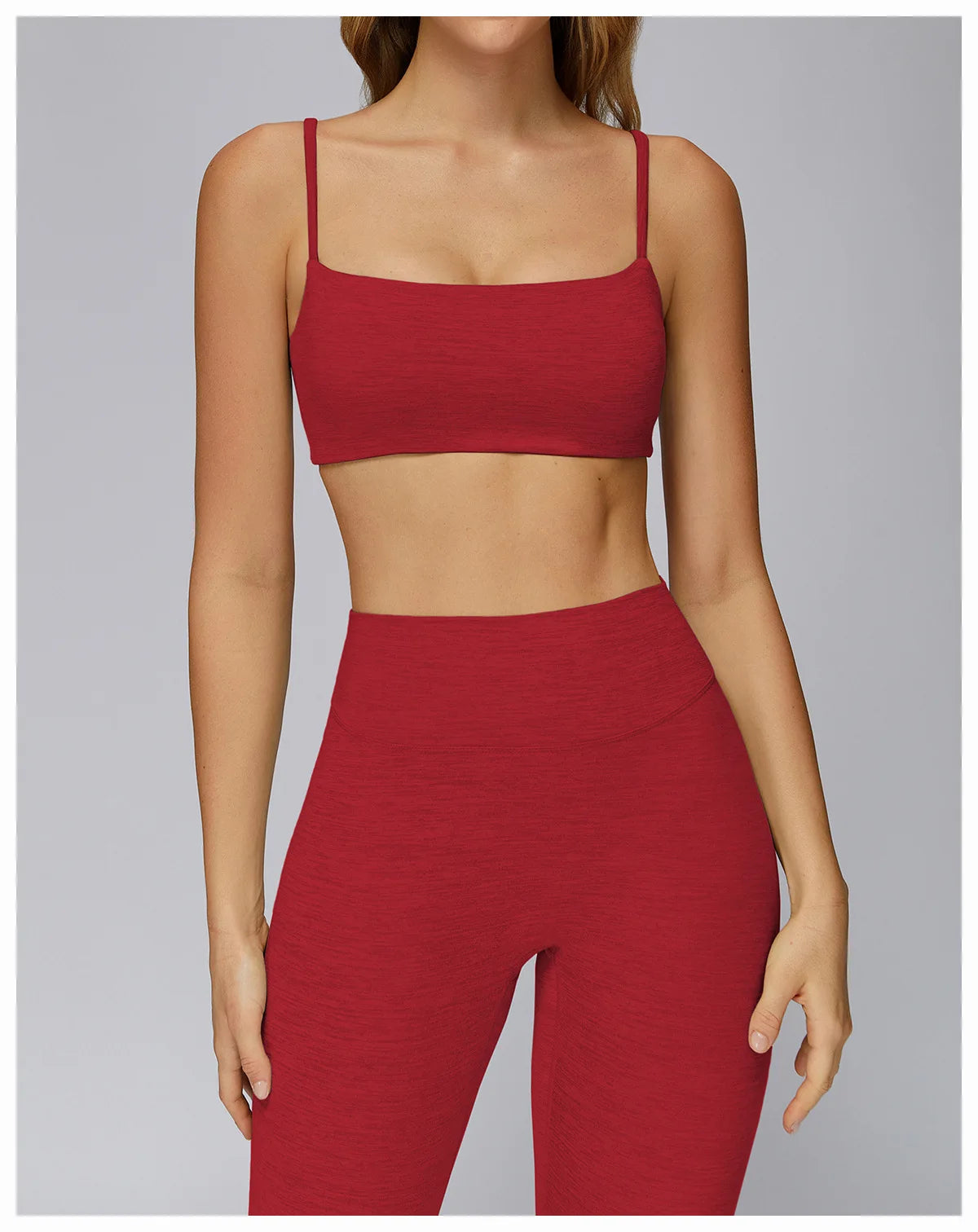 A&A Flexi Heathered Sports Bra & Leggings Set
