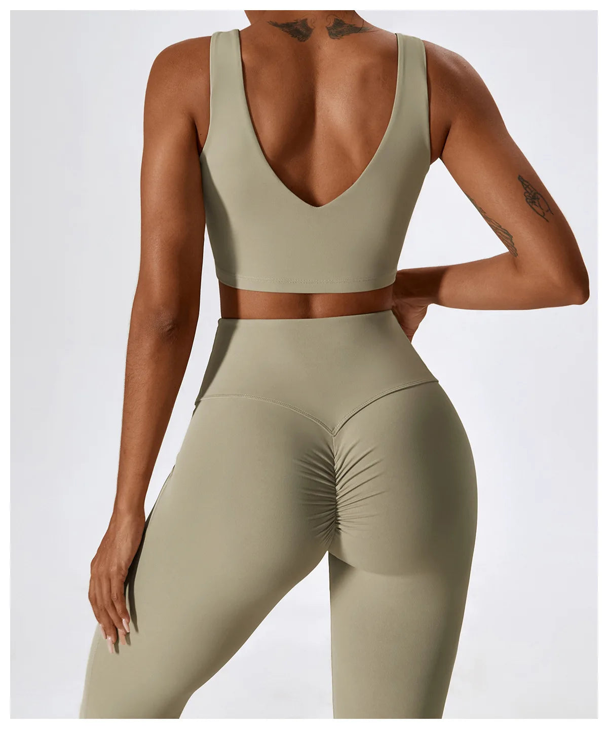 A&A Flexi Leggings & Halter Cami Top Set