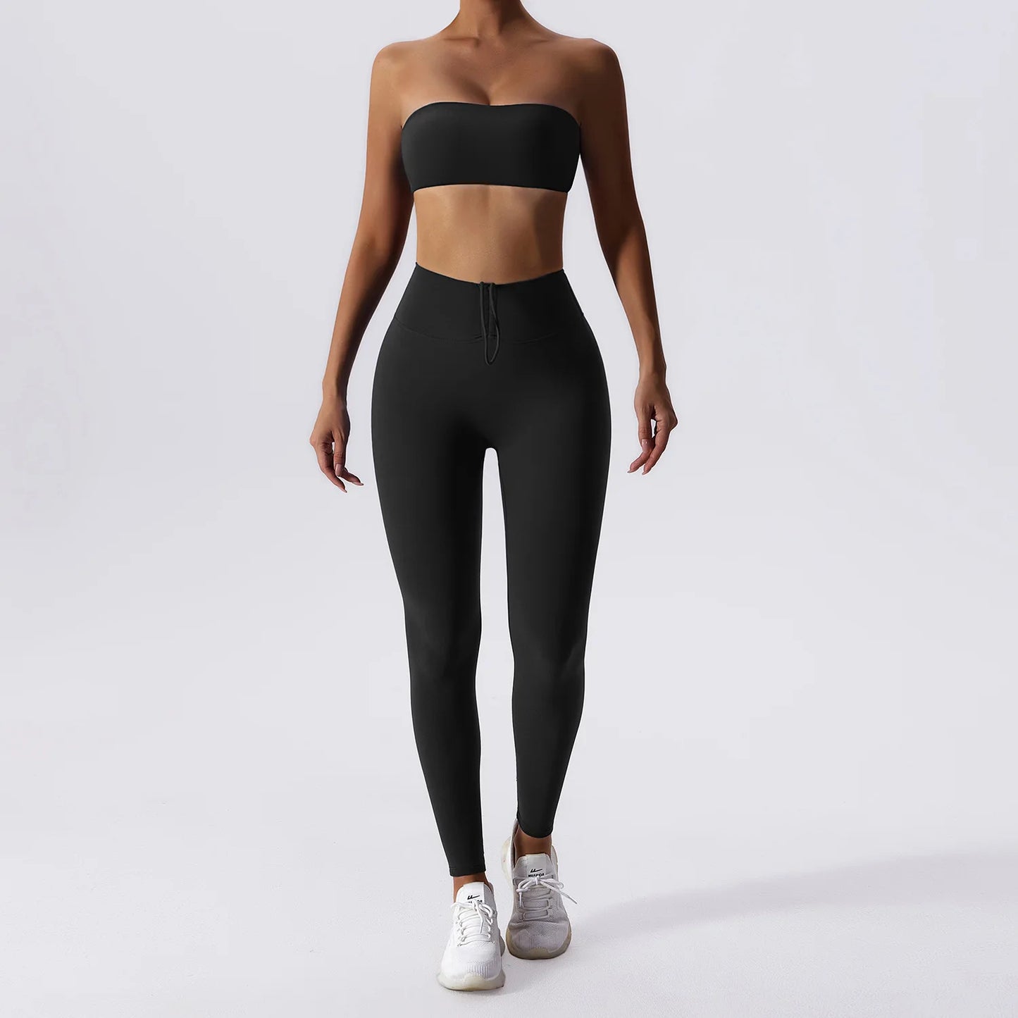 A&amp;A ProSculpt - Ensemble soutien-gorge bandeau et leggings froncés