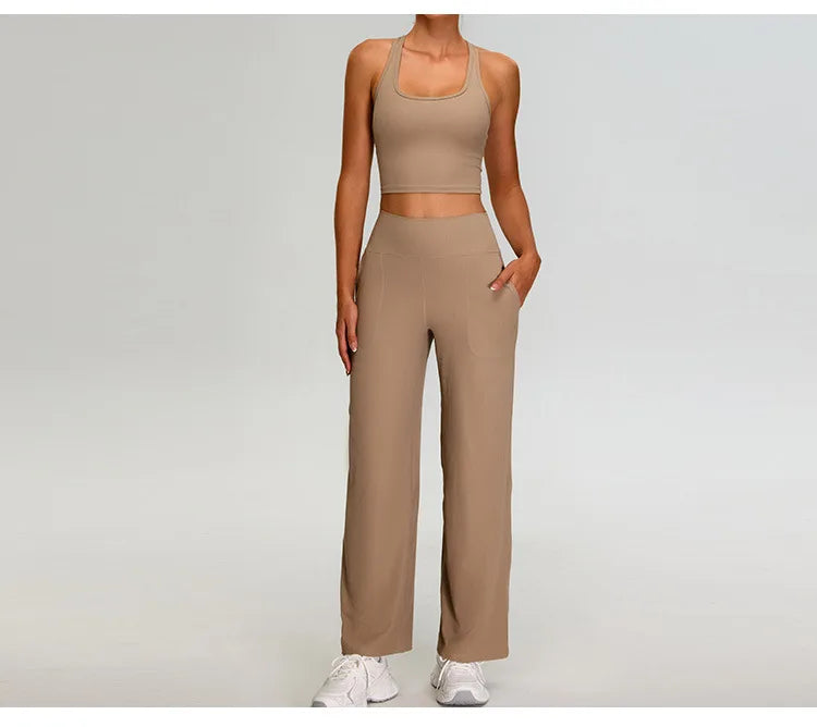 A&A ProLounge Cami Racer & Trousers Set