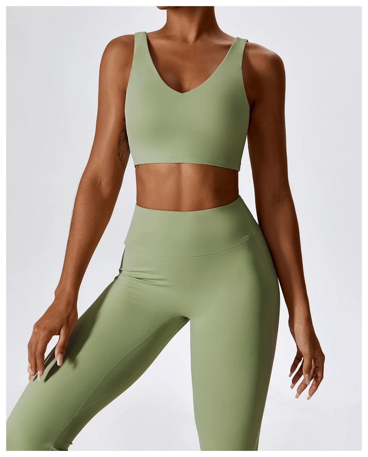 A&A Flexi Leggings & Halter Cami Top Set