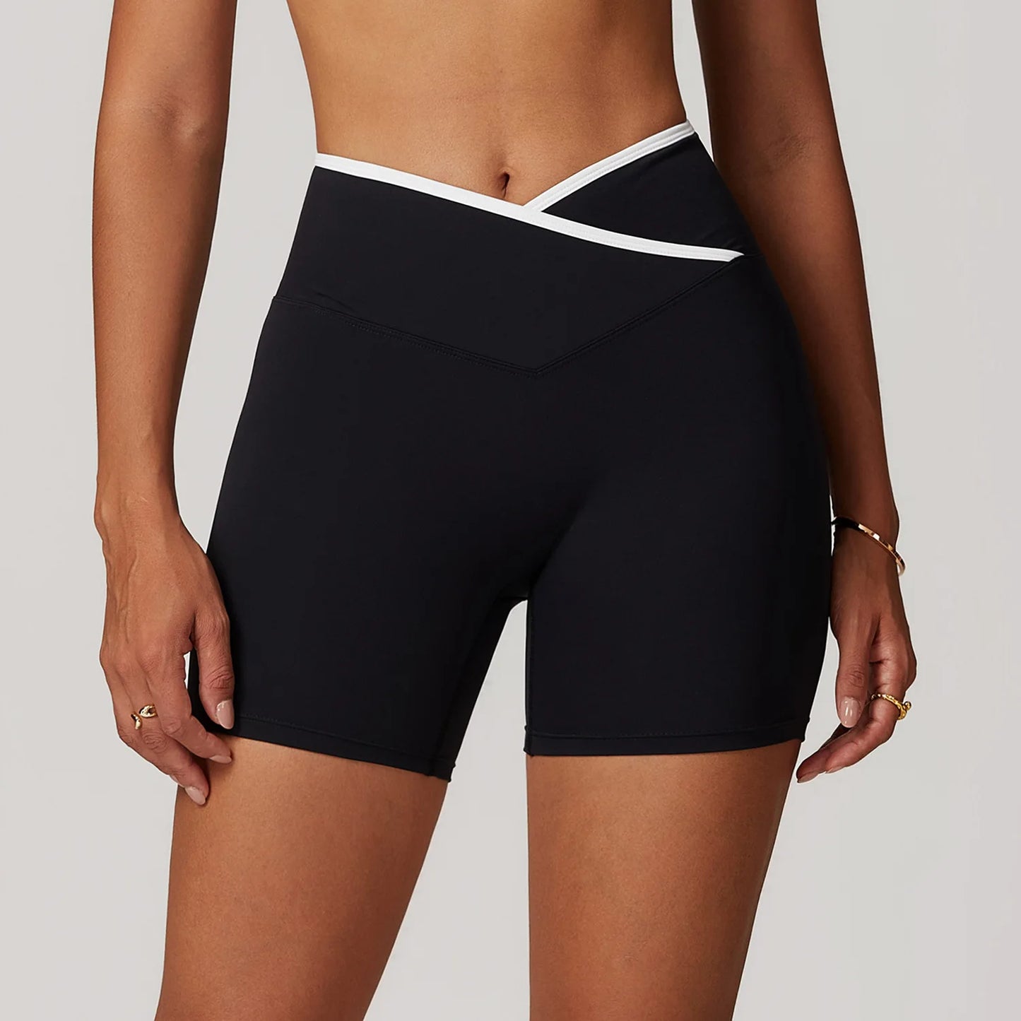 A&A Flexi Color Block V Waist Shorts