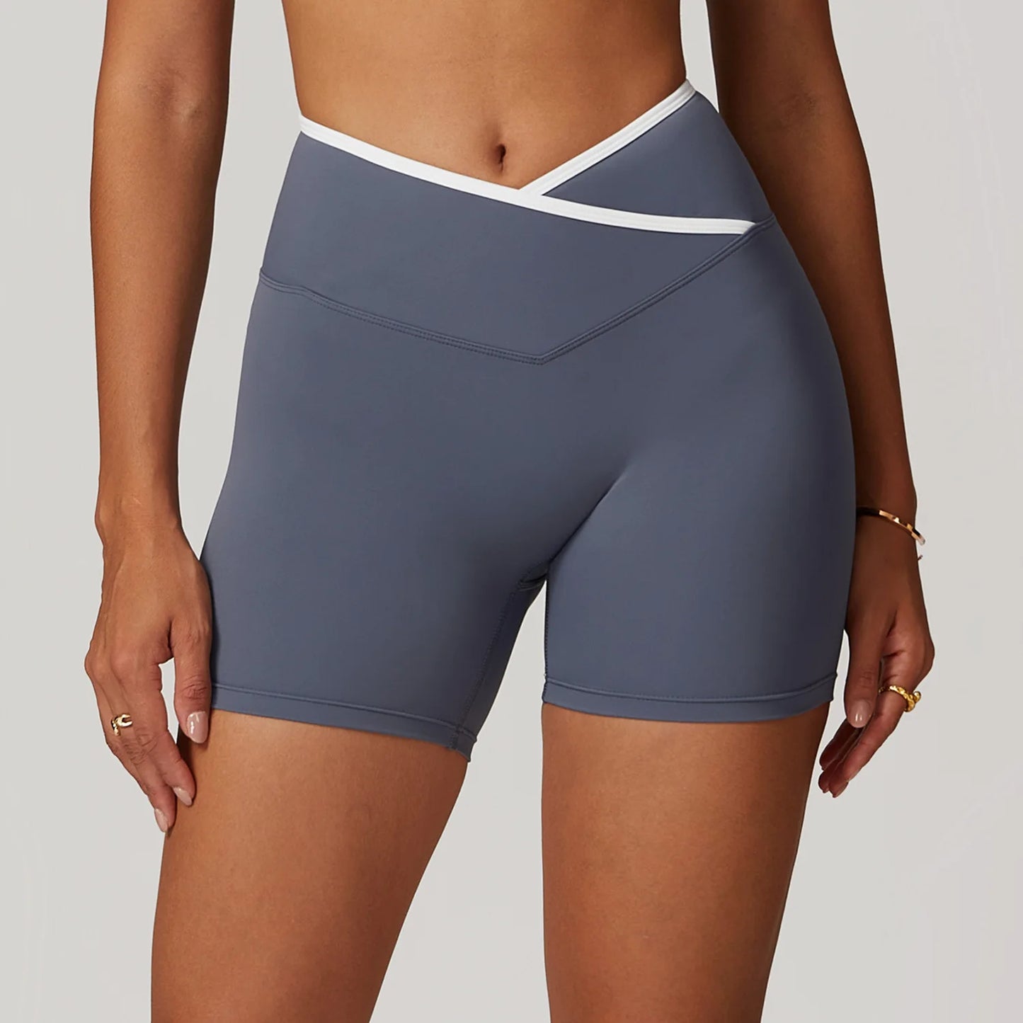 A&A Flexi Color Block V Waist Shorts