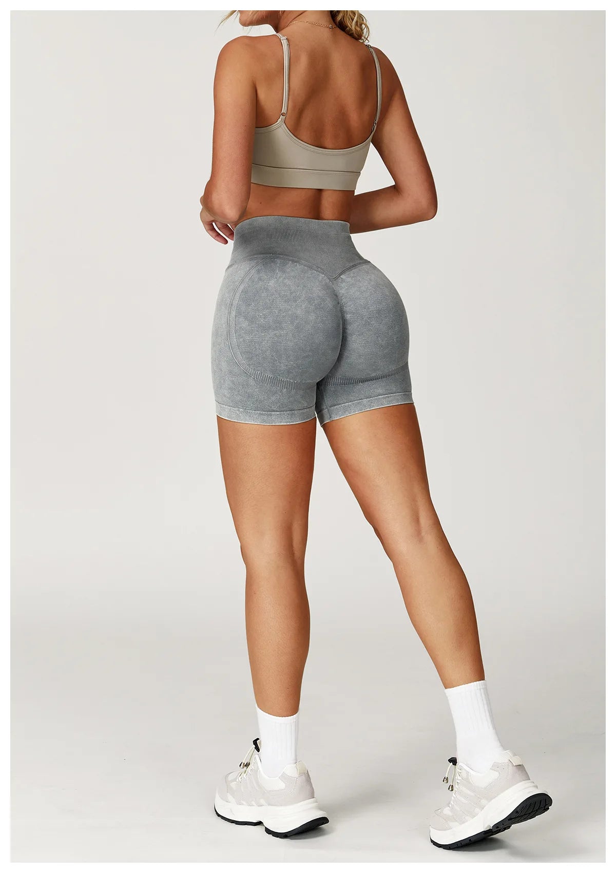 A&A ProSculpt Acid Wash Lift Shorts