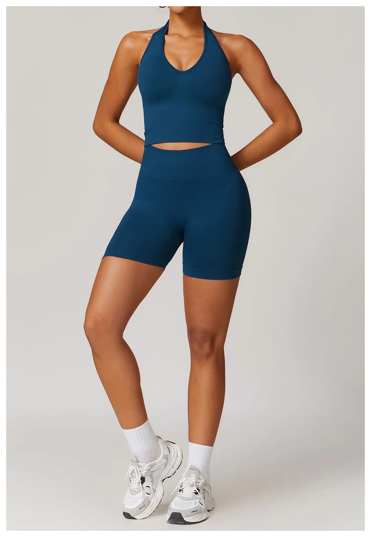 A&A ProSculpt Halter Top & Srunch Shorts Set