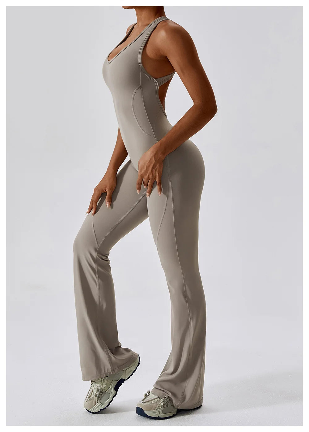 A&A ProSculpt Hollow Out Jumpsuit One Piece