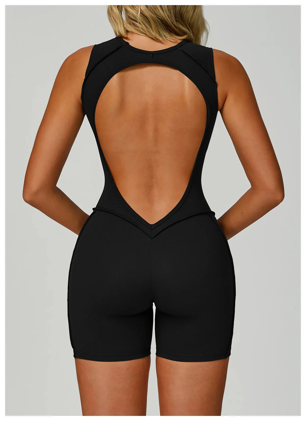 A&A Flexi Support Open Back Playsuit