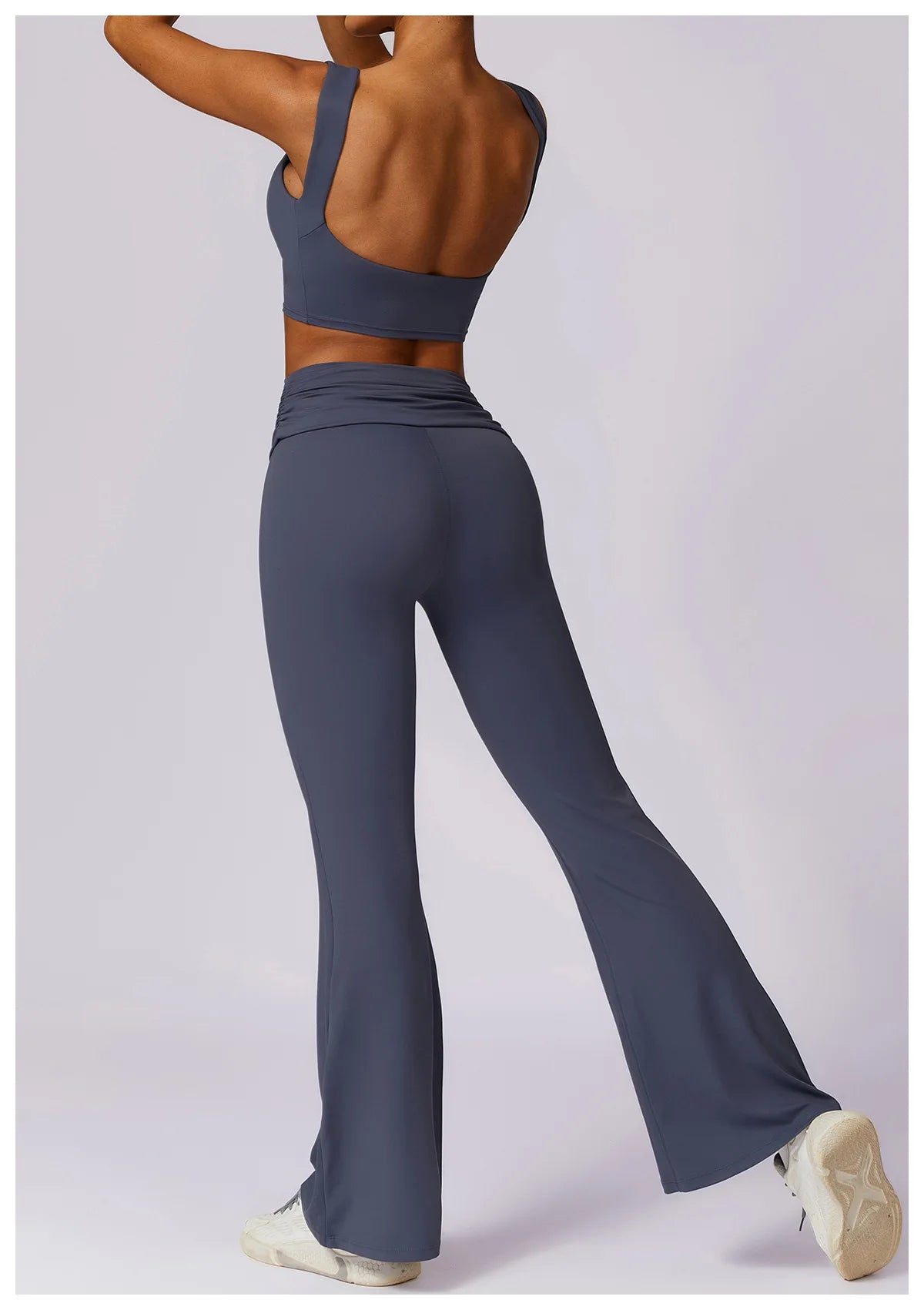 A&A Flexi Flare Fold Over Leggings & Racer Top Set