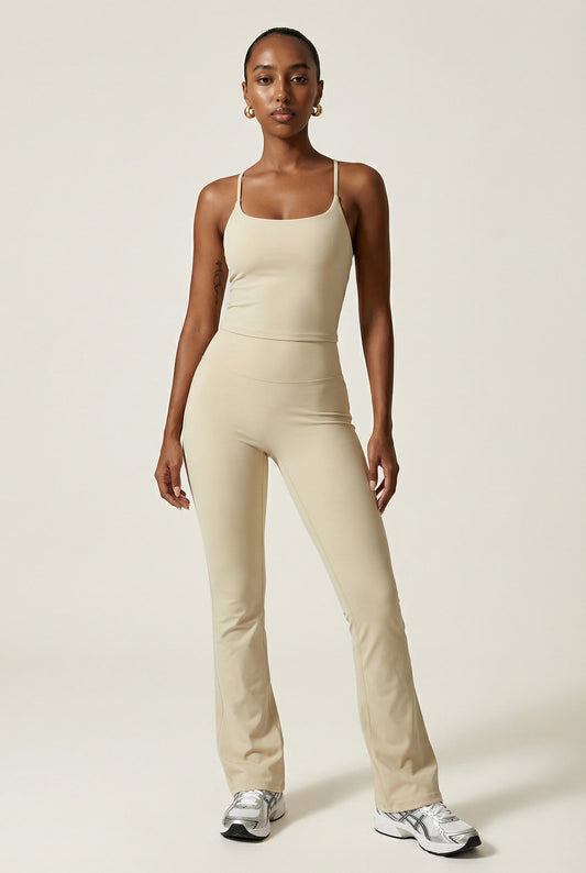 A&A Flexi Flare Scrunch Leggings & Cami Top Set