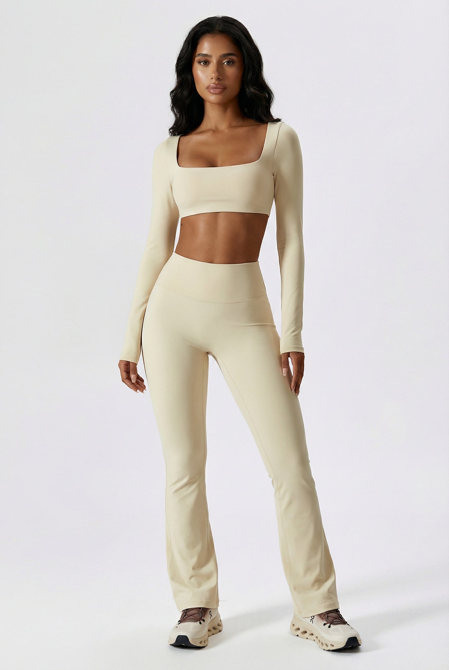 A&A Flexi Flare Leggings & Crop Top Set