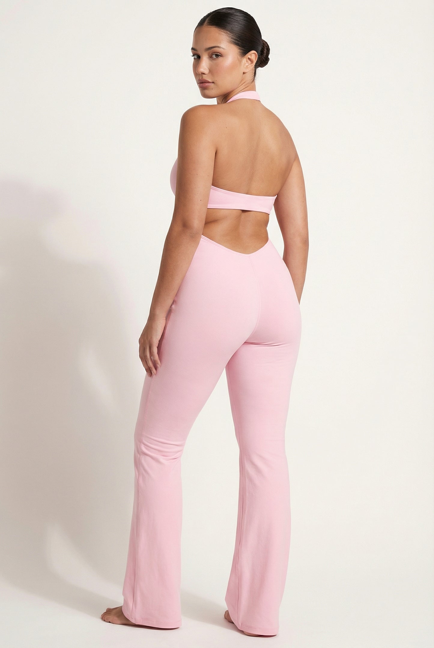 A&A Flexi Padded Halter Lace Detail Bodysuit