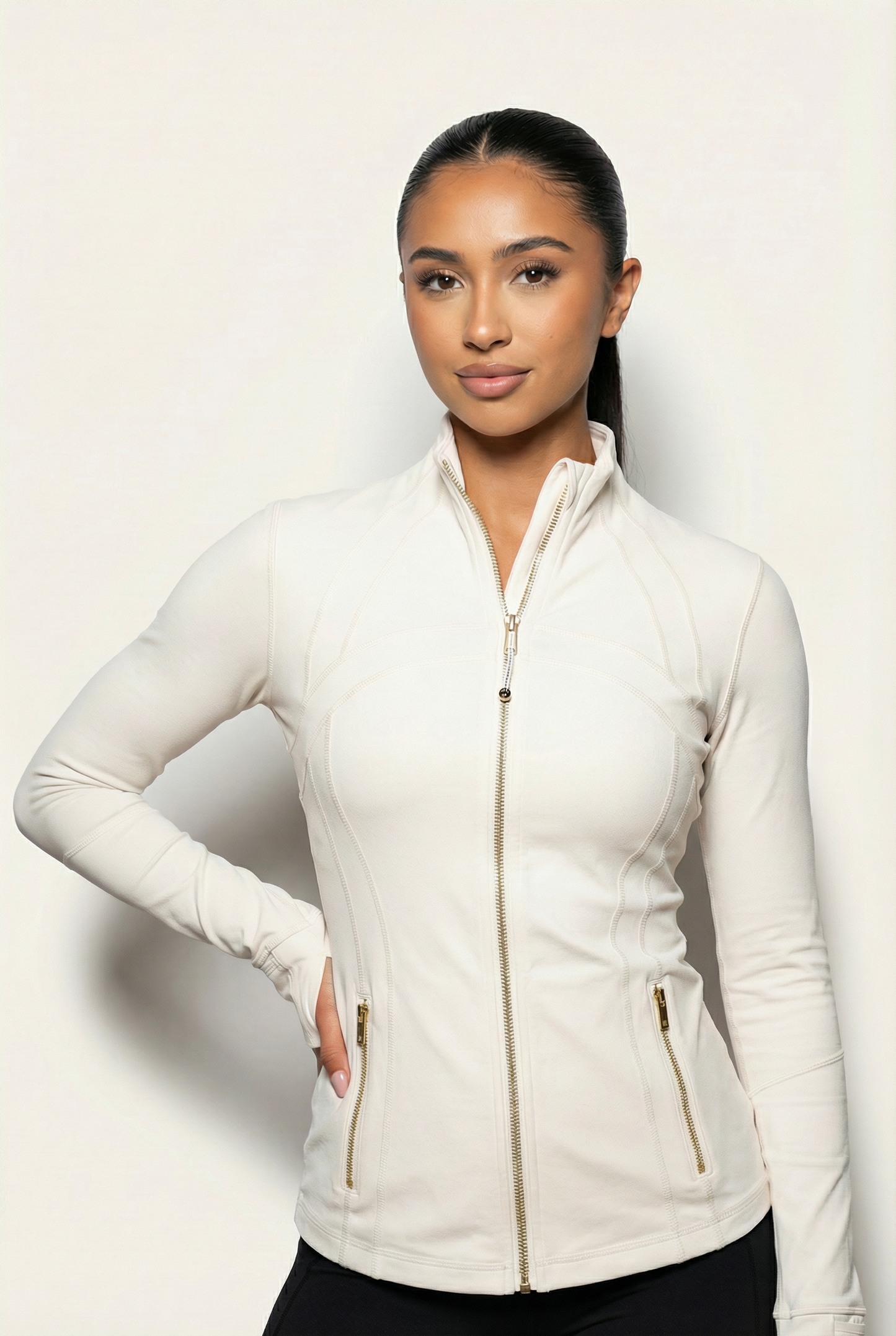 A&A ProFlexi Gold Zip Detail Jacket