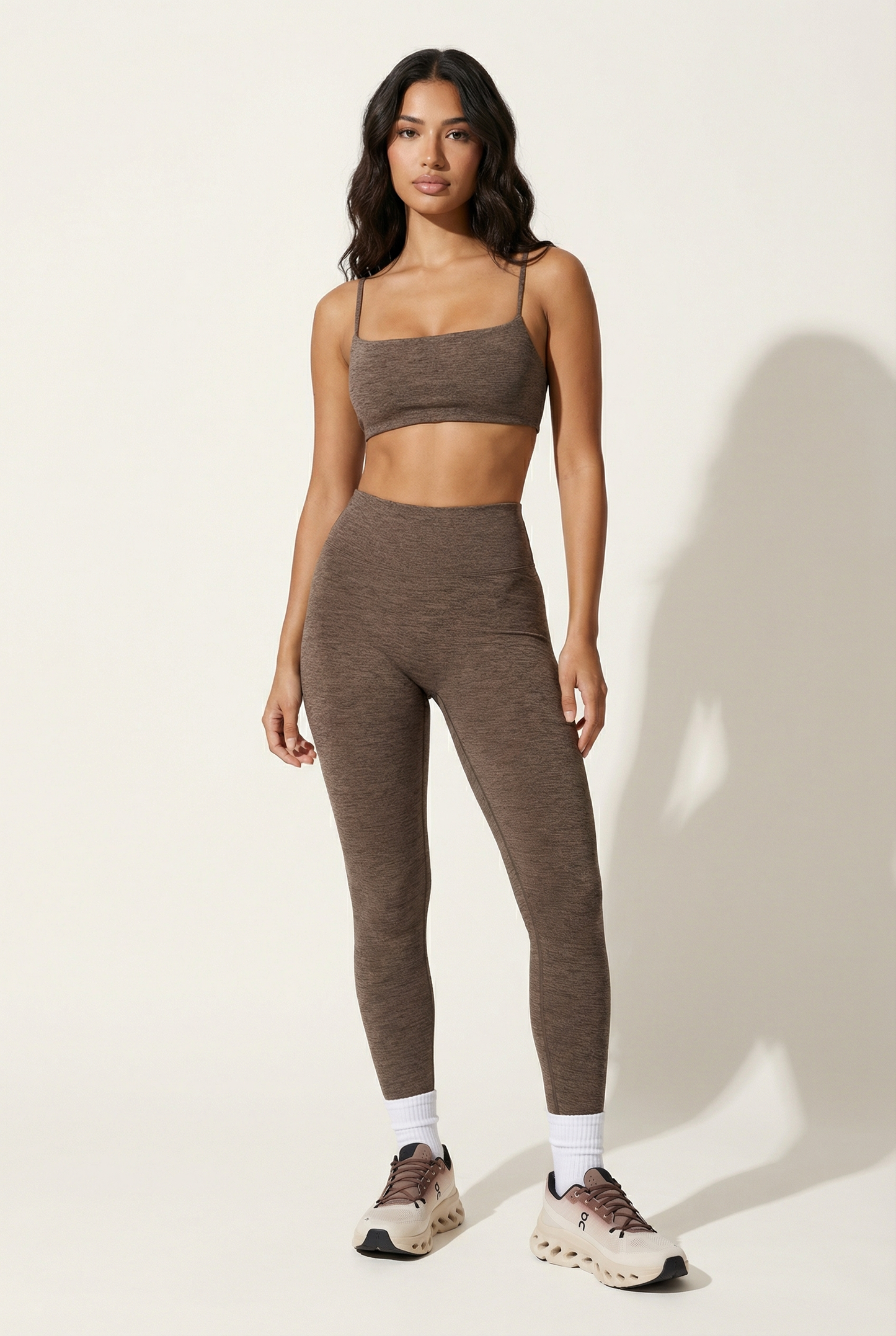 A&A Flexi Heathered Sports Bra & Leggings Set